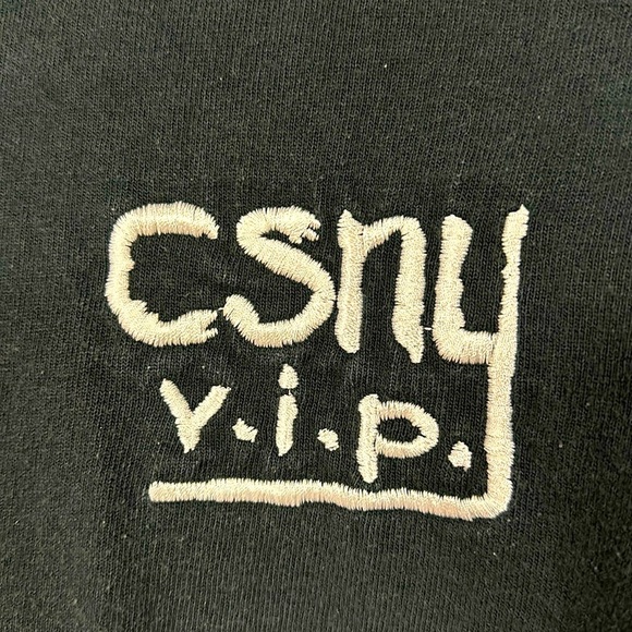 VTG 1994 CSNY, 'Hell Freezes Over' Tour, VIP long sleeve, heavy cotton Tee,  L - Picture 1 of 6